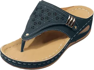 Orthopedic Sandals for Women, Women Summer Comfortable Sandals Arch Support Wedge Sandals 2025 Flip Flops Sandals