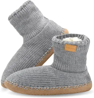 Panda Bros Slipper Socks Soft Cozy Thick House Indoor Boot Sock Shoes with Anti-Skid Bottom Soles for Men's