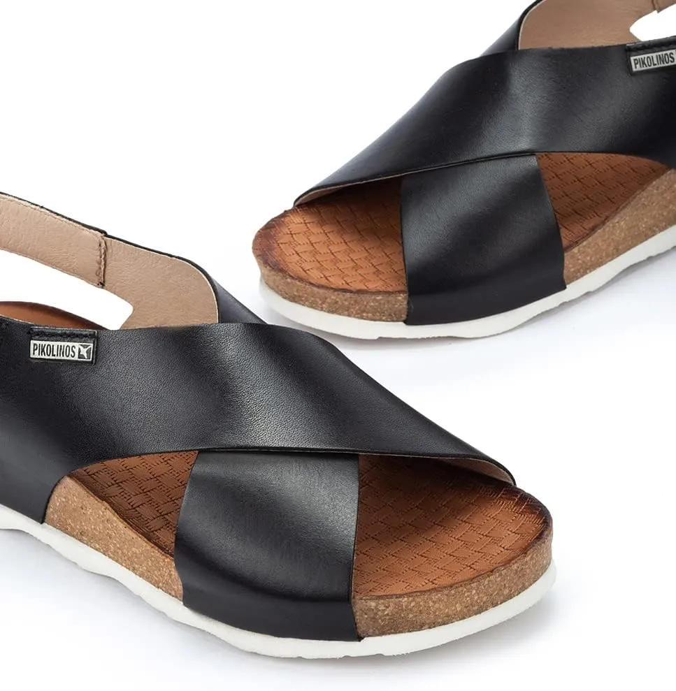PIKOLINOS Wedge Sandals Leather Mahon for Woman