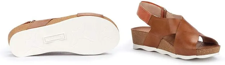 PIKOLINOS Wedge Sandals Leather Mahon for Woman