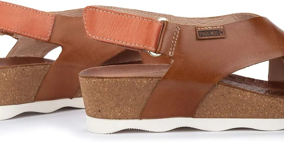 PIKOLINOS Wedge Sandals Leather Mahon for Woman