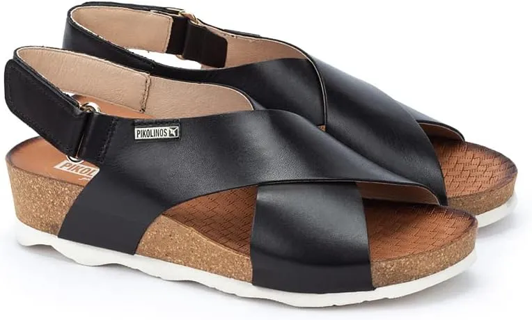 PIKOLINOS Wedge Sandals Leather Mahon for Woman