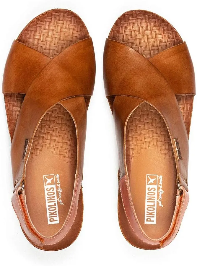 PIKOLINOS Wedge Sandals Leather Mahon for Woman