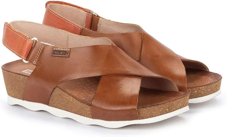 PIKOLINOS Wedge Sandals Leather Mahon for Woman