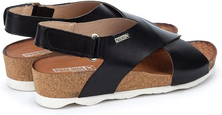 PIKOLINOS Wedge Sandals Leather Mahon for Woman