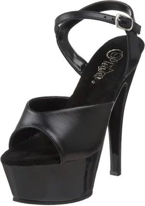 Pleaser Women's Kiss-209 Ankle-Strap Sandal