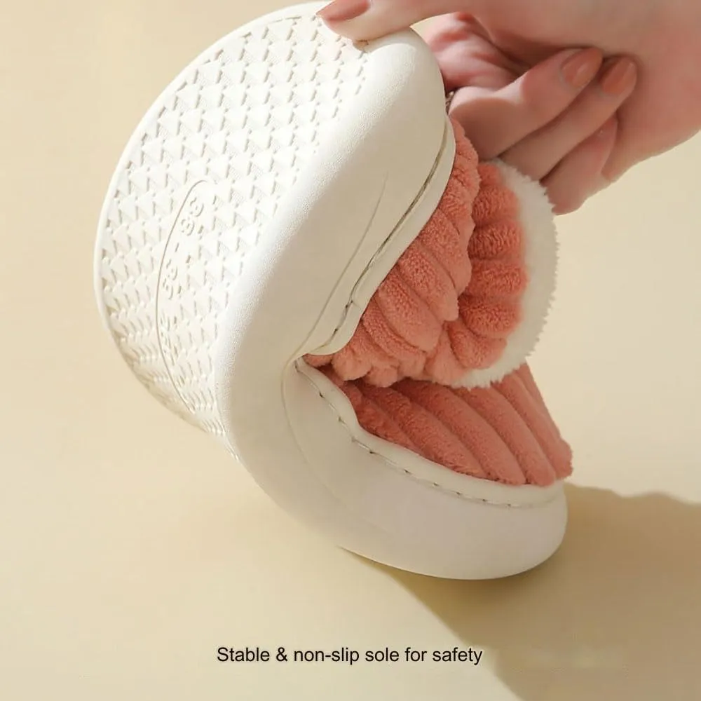 Pluffi Slipper Booties for Women Men, Pluffi the Cozy Stylish Slipper Cloud Slippers Plush Warm Home Slides