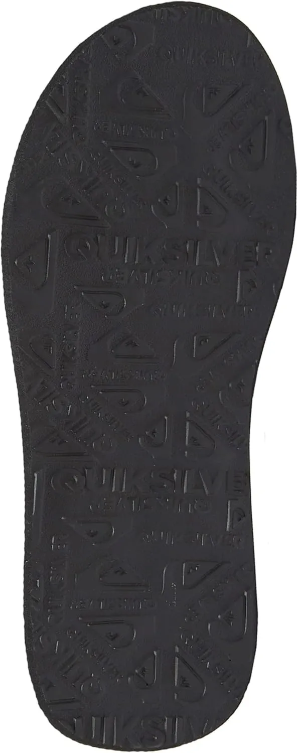 Quiksilver Boy's Carver Suede Fixed Strap Kids Flip Flop Youth Sandal