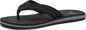Quiksilver Boy's Carver Suede Fixed Strap Kids Flip Flop Youth Sandal