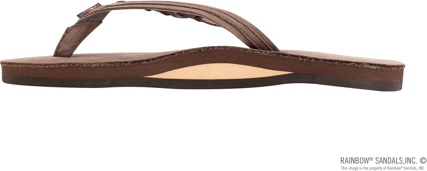 Rainbow Sandals Women’s Flirty Braidy Premier Leather w/Single Braided Strap