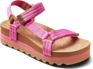 REEF Cushion Rem Hi Women's Platform Sandal, Adjustable Strap, Arch Support and Heel Cupping