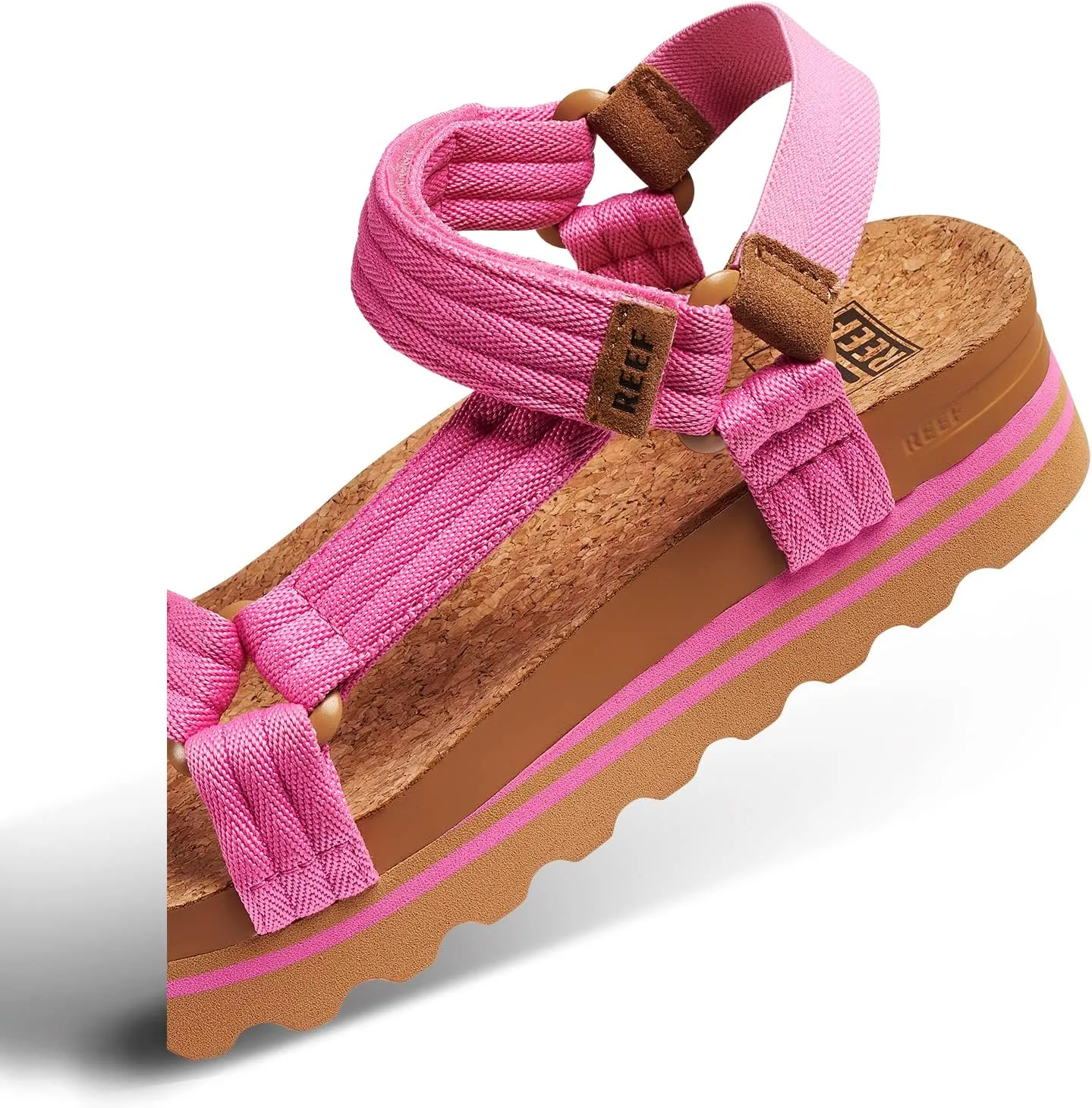 REEF Cushion Rem Hi Women's Platform Sandal, Adjustable Strap, Arch Support and Heel Cupping