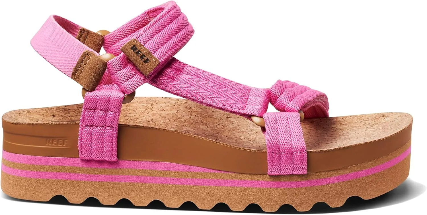 REEF Cushion Rem Hi Women's Platform Sandal, Adjustable Strap, Arch Support and Heel Cupping
