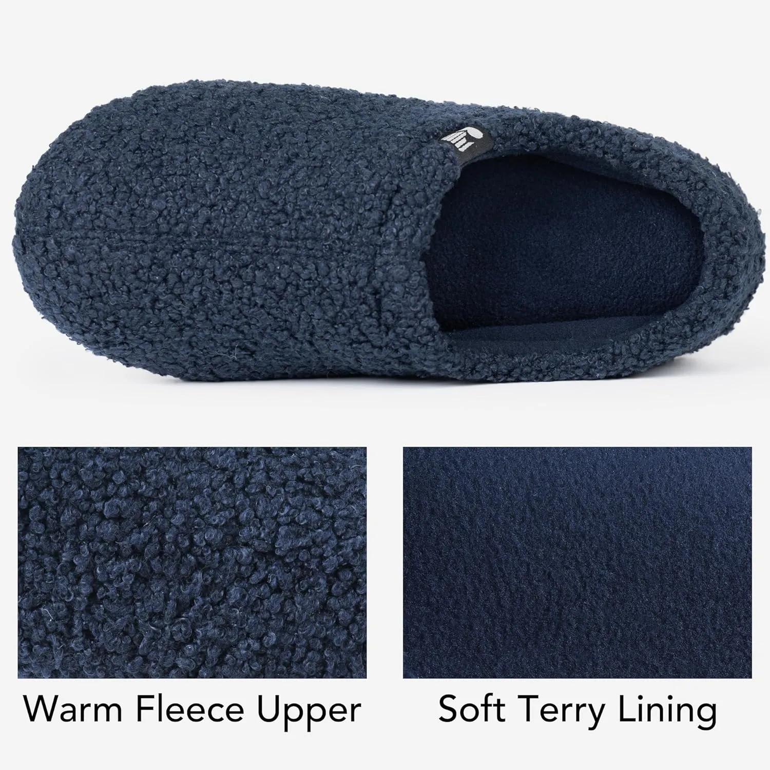 RockDove Women's Teddy Fleece Closed Back Indoor Slipper