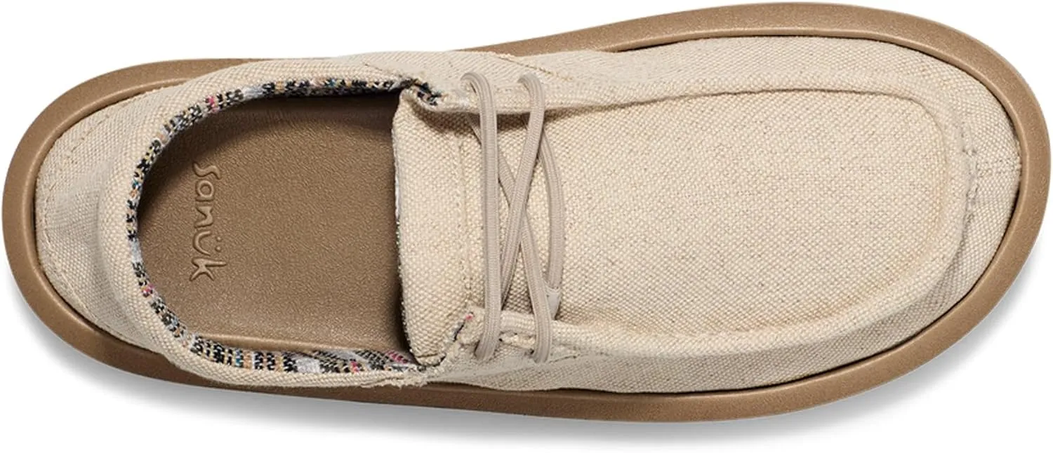 Sanuk Mens Single Fin Loafers for Men | Mens Shoes | Slip On Shoes for Men | Men's Slip-on Loafers | Comfort Foam Footbed