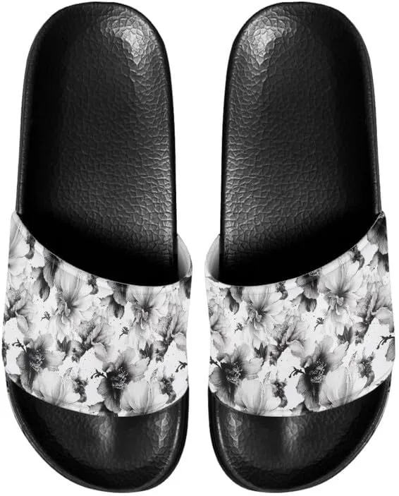 Semioury Van Gogh Summer Slippers Skull Butterfly Moroccan Tiles Travel Soft Comfy Thick Shoes Beach Sandal Bathroom Slipper