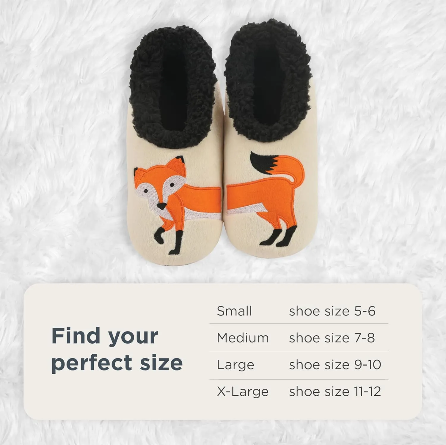 Snoozies Pairable Slipper Socks - Slippers for Women, Non-Slip Fuzzy Slipper Socks