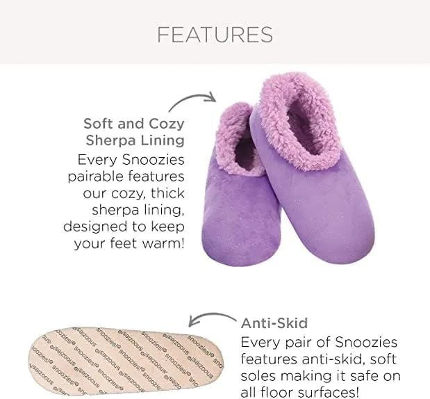 Snoozies Womens Glamour Bling Ballerina
