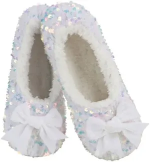 Snoozies Womens Glamour Bling Ballerina