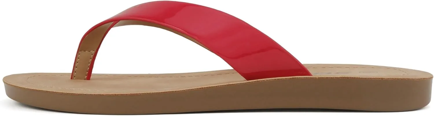 Soda Shoes Women Flip Flops Basic Plain Slippers Thongs Sandals Strap Casual Beach Ella-S