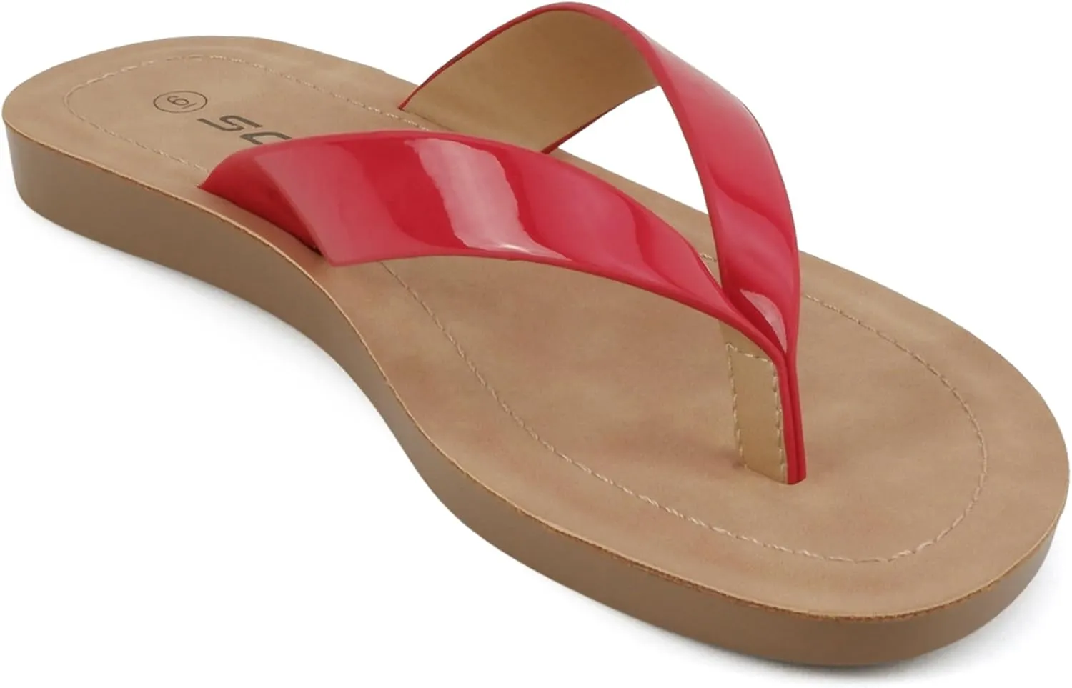Soda Shoes Women Flip Flops Basic Plain Slippers Thongs Sandals Strap Casual Beach Ella-S