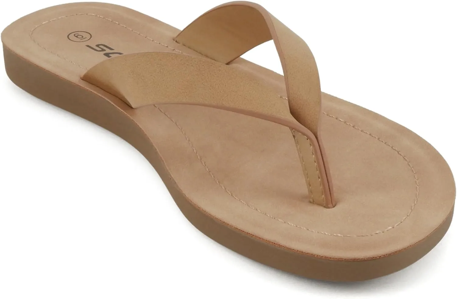 Soda Shoes Women Flip Flops Basic Plain Slippers Thongs Sandals Strap Casual Beach Ella-S