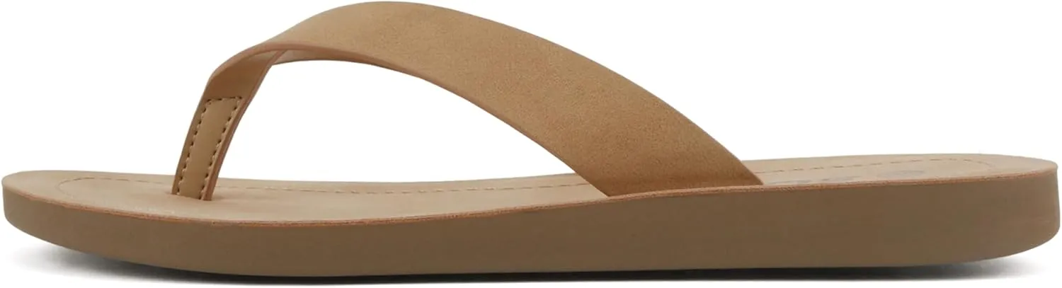 Soda Shoes Women Flip Flops Basic Plain Slippers Thongs Sandals Strap Casual Beach Ella-S