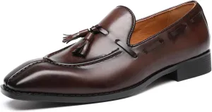 Split Toe Oxford for Men Retro Dress Shoes VintageSlip-on Formal Oxfords Shoes