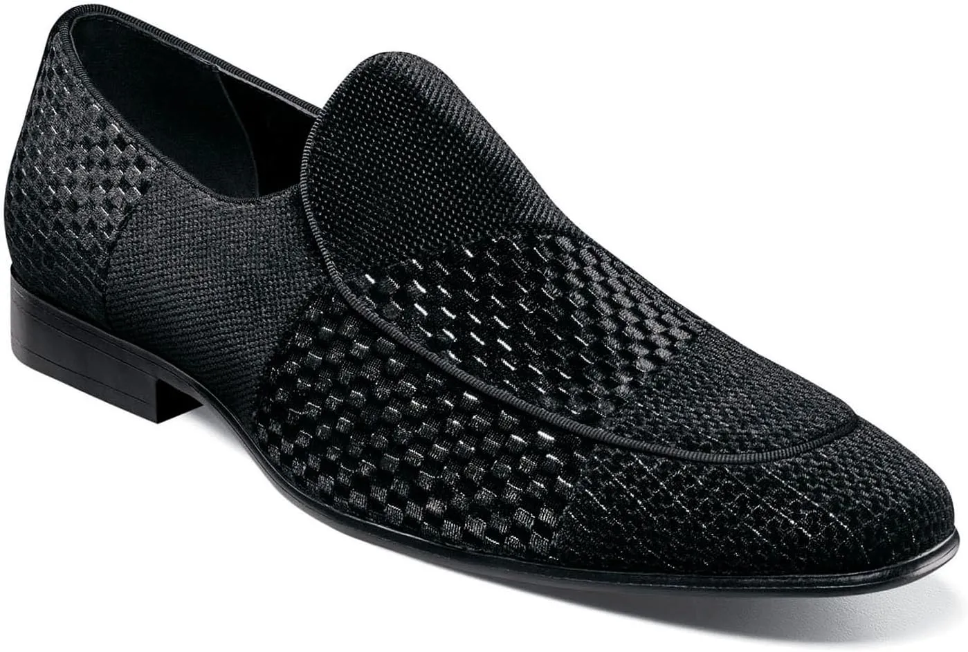 STACY ADAMS Men's Shapshaw Velour Slip on Loafer