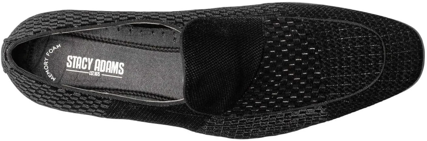 STACY ADAMS Men's Shapshaw Velour Slip on Loafer