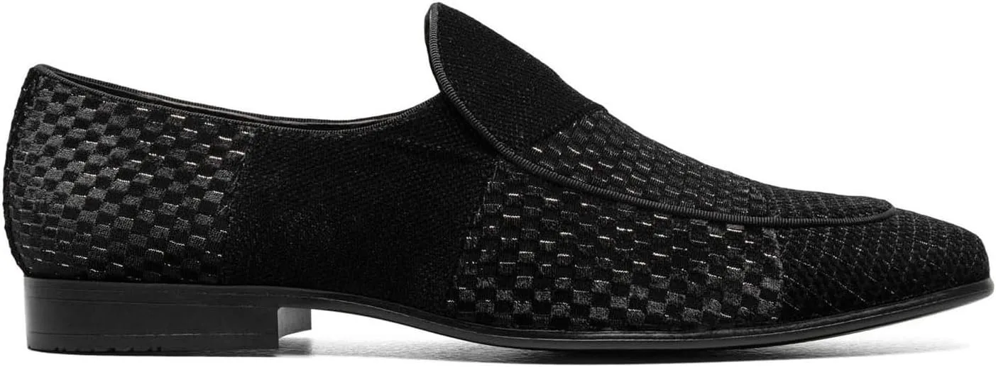 STACY ADAMS Men's Shapshaw Velour Slip on Loafer