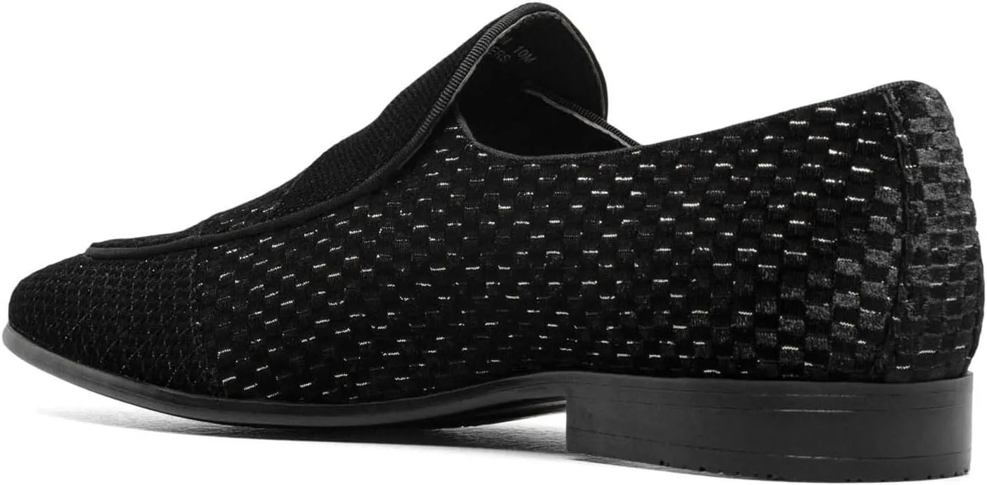 STACY ADAMS Men's Shapshaw Velour Slip on Loafer