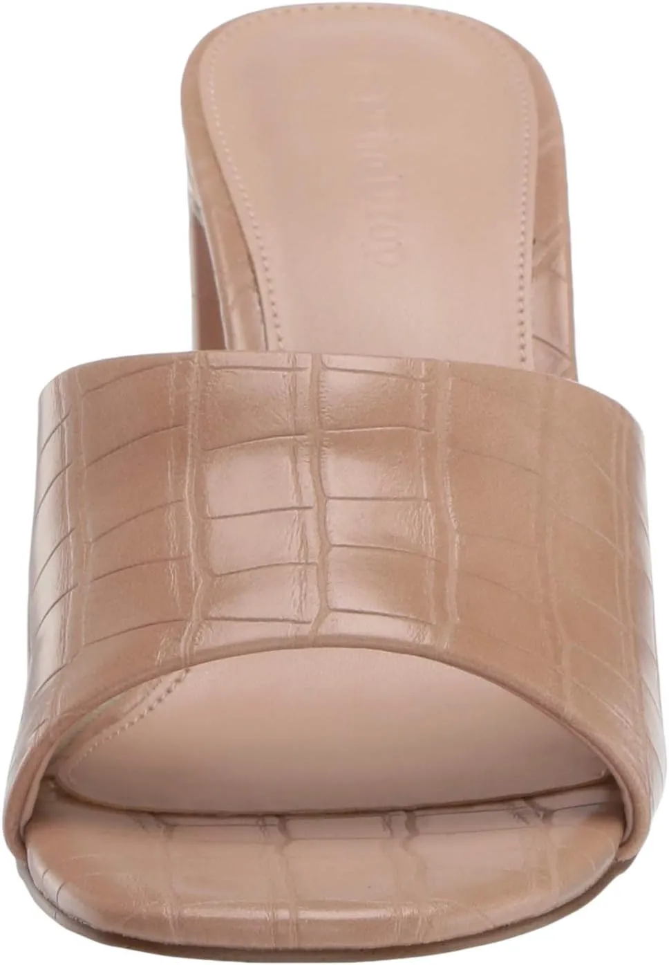 The Drop Women's Pattie High Block-Heeled Mule Sandal