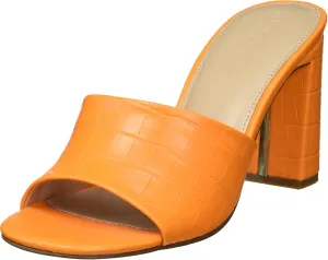 The Drop Women's Pattie High Block-Heeled Mule Sandal