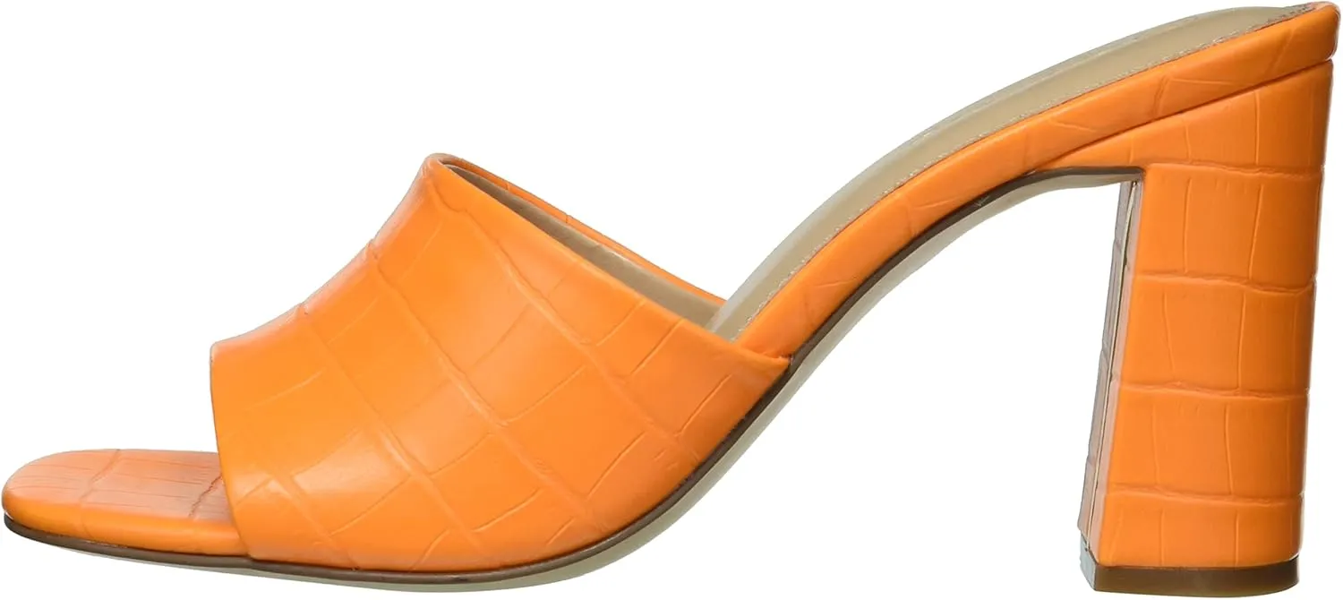 The Drop Women's Pattie High Block-Heeled Mule Sandal