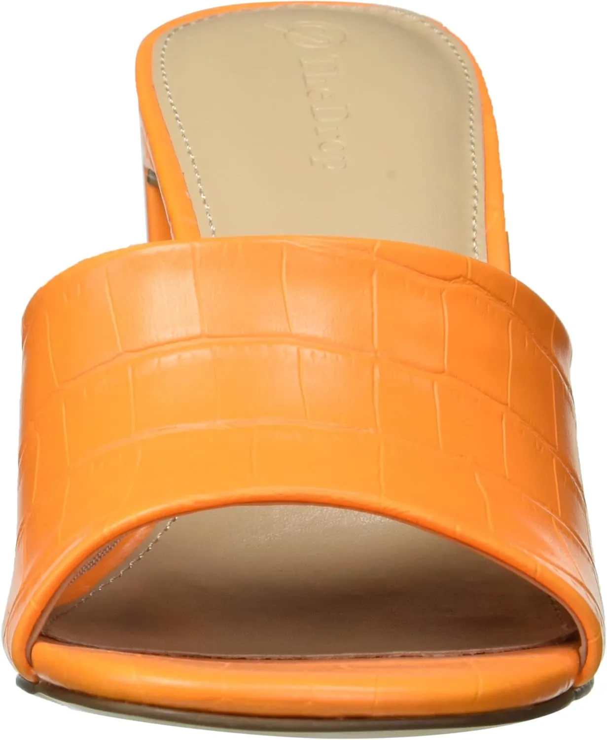 The Drop Women's Pattie High Block-Heeled Mule Sandal
