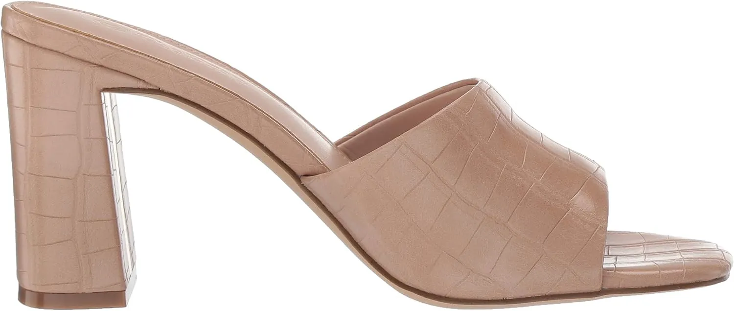 The Drop Women's Pattie High Block-Heeled Mule Sandal