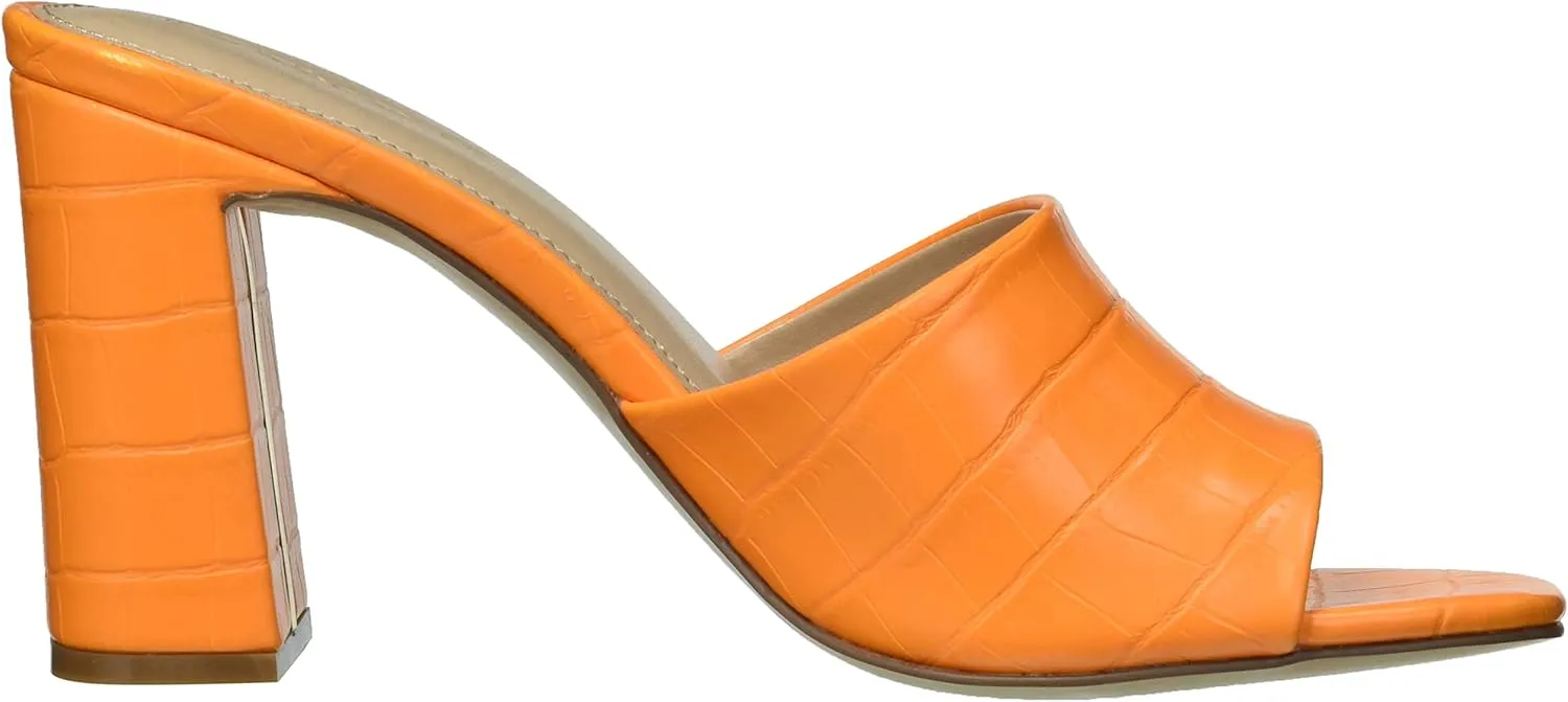 The Drop Women's Pattie High Block-Heeled Mule Sandal