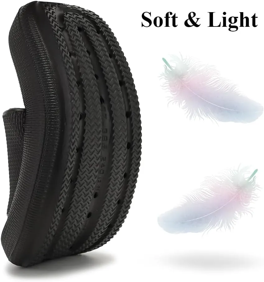 TOBVZOO Cloud Slippers for Women and Men, Cloud Slides Soft Thick Sole, Non Slip Bathroom Pillow Slippers Sandals