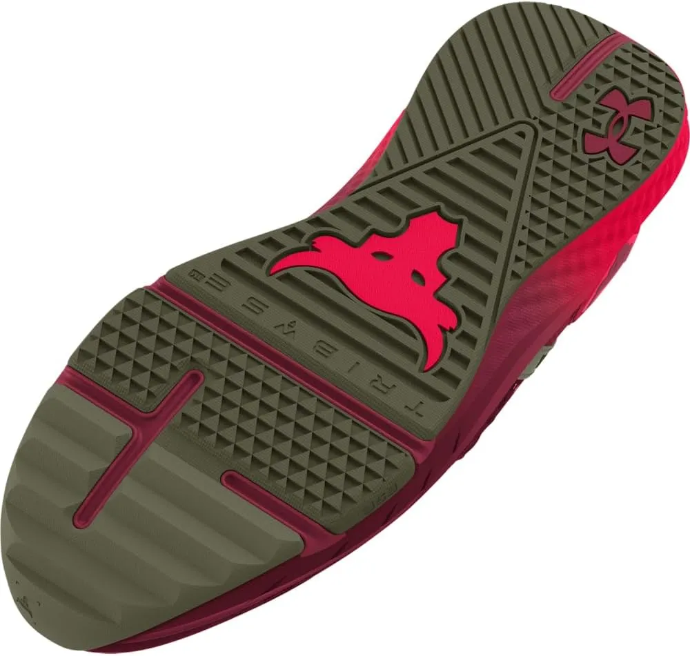 Under Armour Unisex-Adult Project Rock Red One Blood Sweat Respect 4 Sneaker