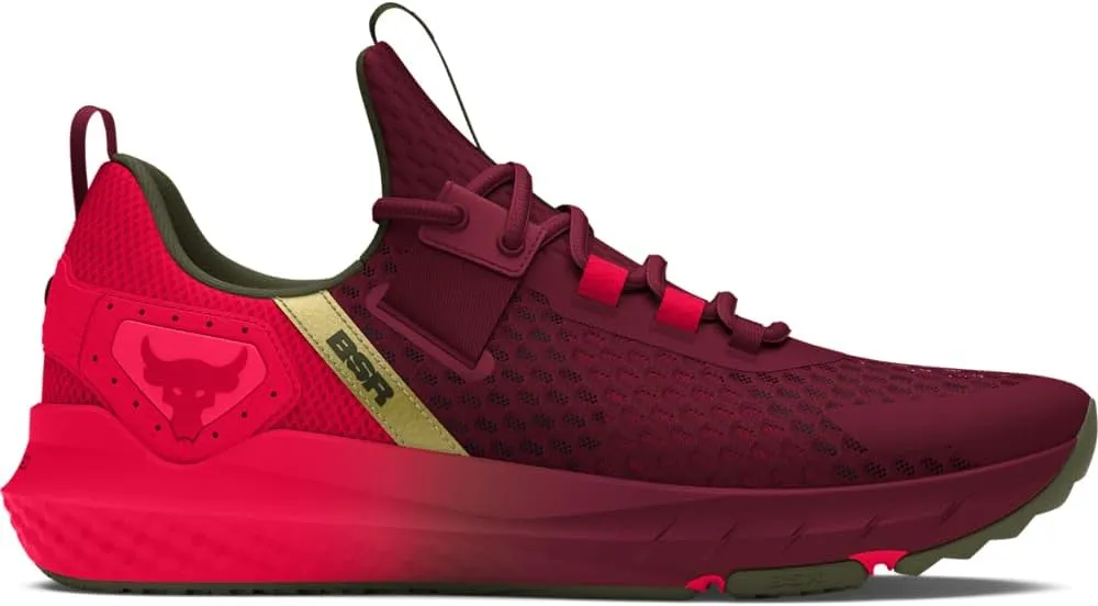 Under Armour Unisex-Adult Project Rock Red One Blood Sweat Respect 4 Sneaker