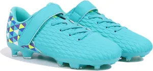 Unisex-Child Athletic Outdoor Training Soccer Cleats for Youth | Little/Big Kid Firm Ground Football Shoes | Lightweight