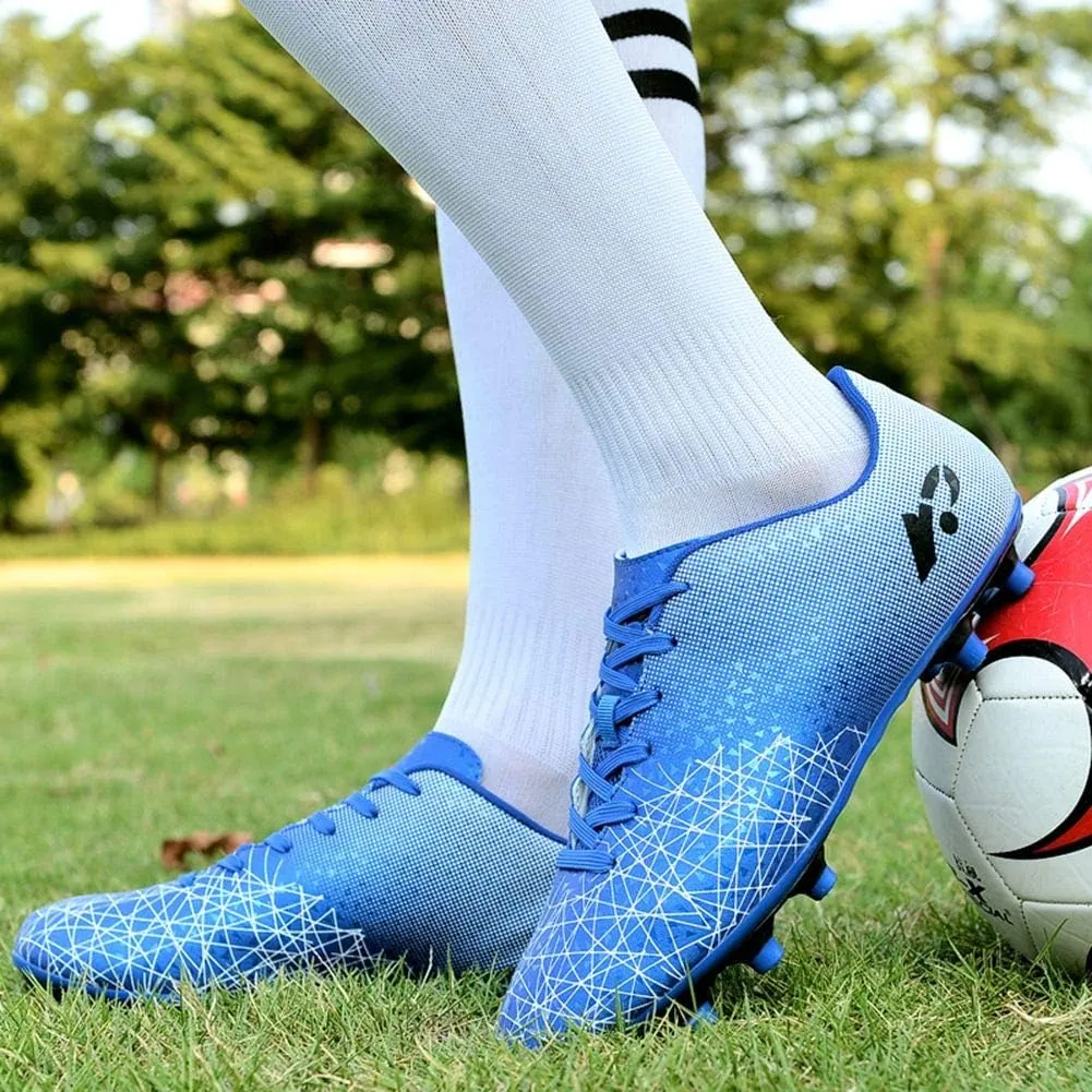 Unisex Low Top AG Sports Soccer Cleats Training Shoes Non-Slip Wear Resistant Football Shoes
