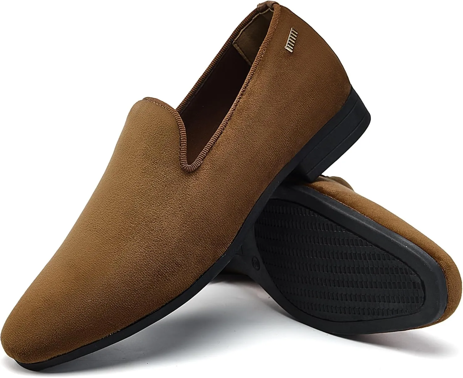 UUBARIS Mens Velvet Loafers Slip-on Dress Shoes Fashion Style Driving Shoes Classic Tuxedo Shoes Casual Oxford Shoes