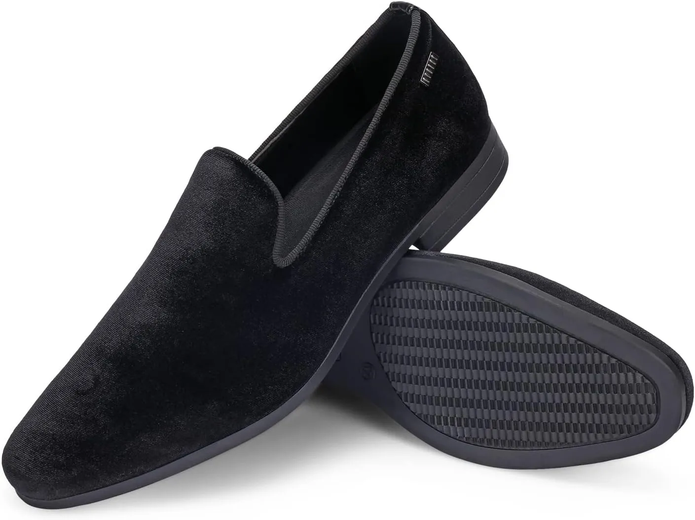 UUBARIS Mens Velvet Loafers Slip-on Dress Shoes Fashion Style Driving Shoes Classic Tuxedo Shoes Casual Oxford Shoes
