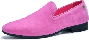 UUBARIS Mens Velvet Loafers Slip-on Dress Shoes Fashion Style Driving Shoes Classic Tuxedo Shoes Casual Oxford Shoes