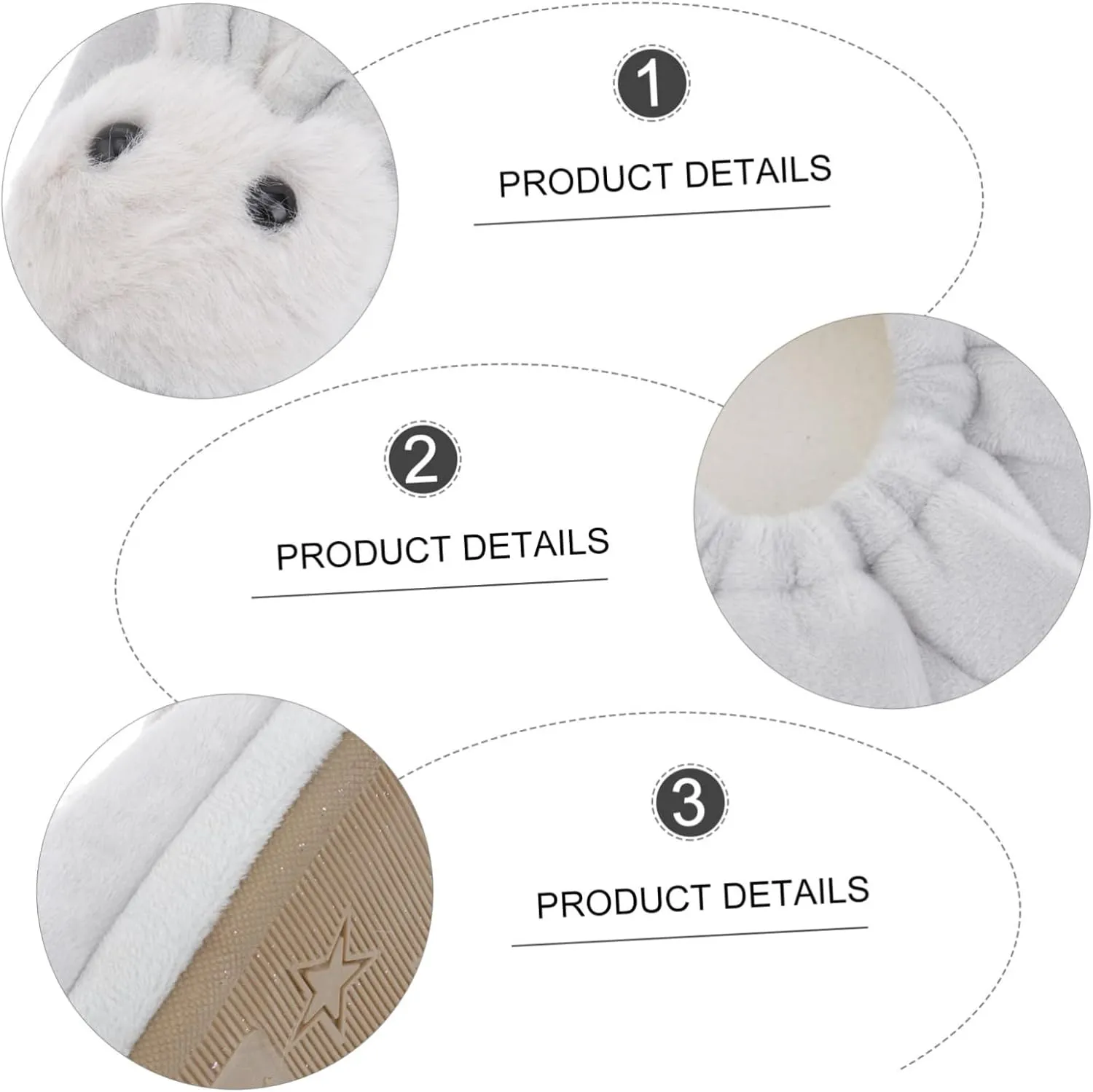 VALICLUD Lovely Shape Skid Slippers for Warm Comfortable Footwear Exquisite Craftsmanship