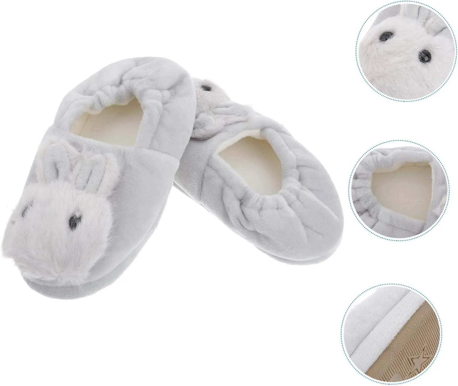 VALICLUD Lovely Shape Skid Slippers for Warm Comfortable Footwear Exquisite Craftsmanship