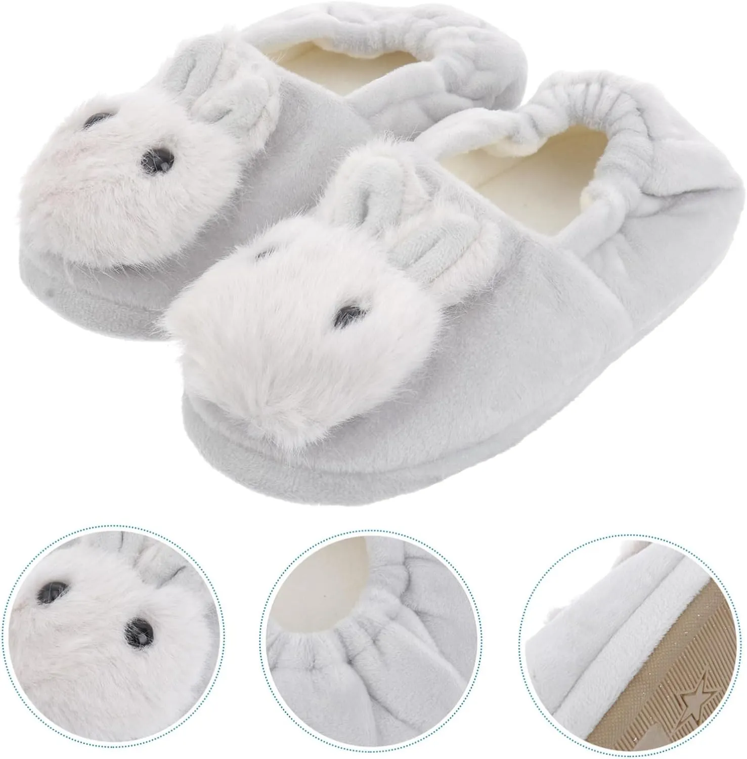 VALICLUD Lovely Shape Skid Slippers for Warm Comfortable Footwear Exquisite Craftsmanship