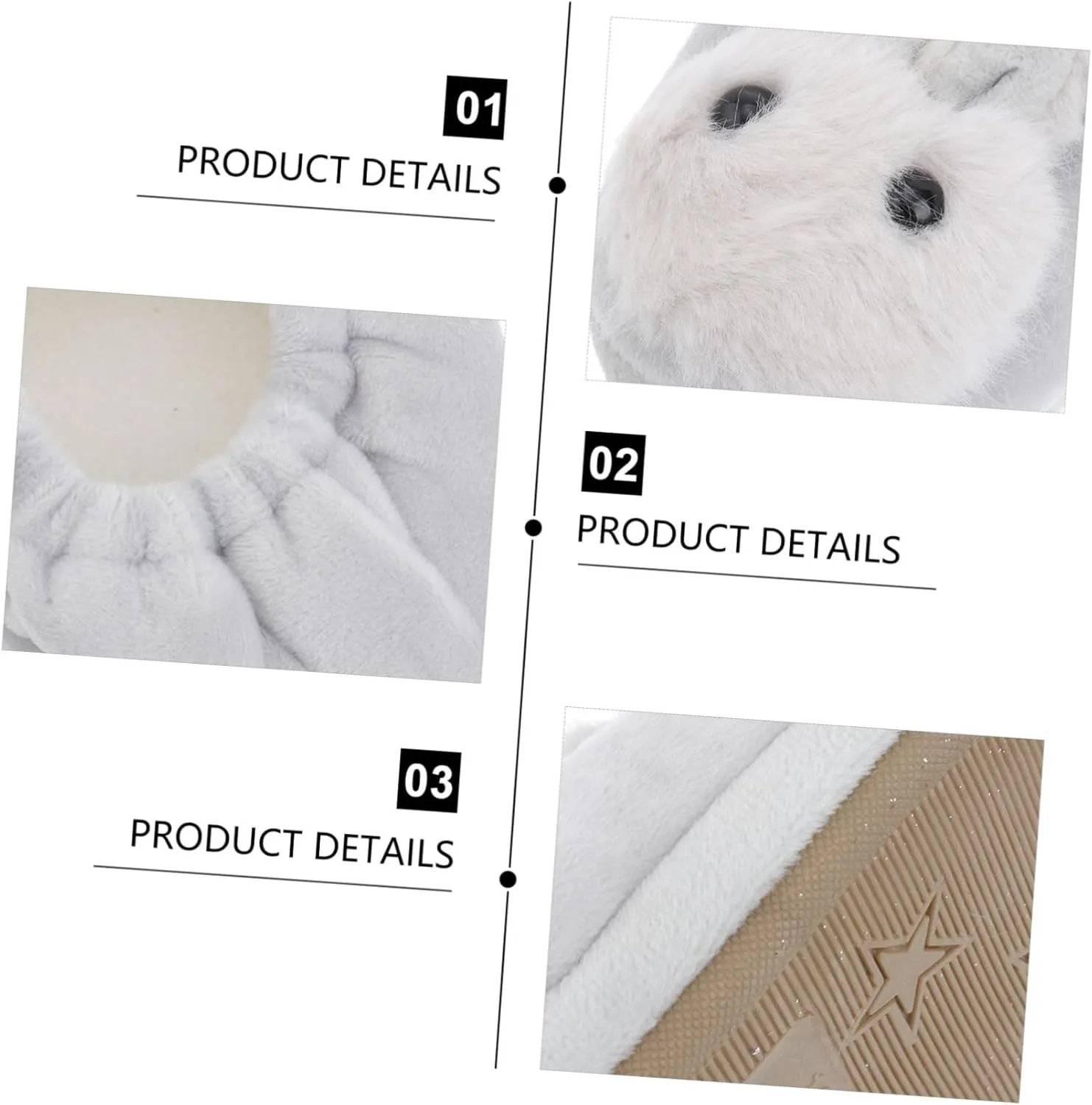 VALICLUD Lovely Shape Skid Slippers for Warm Comfortable Footwear Exquisite Craftsmanship